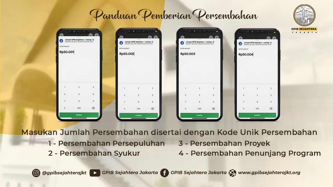 Panduan Pembayaran GPIB Sejahtera